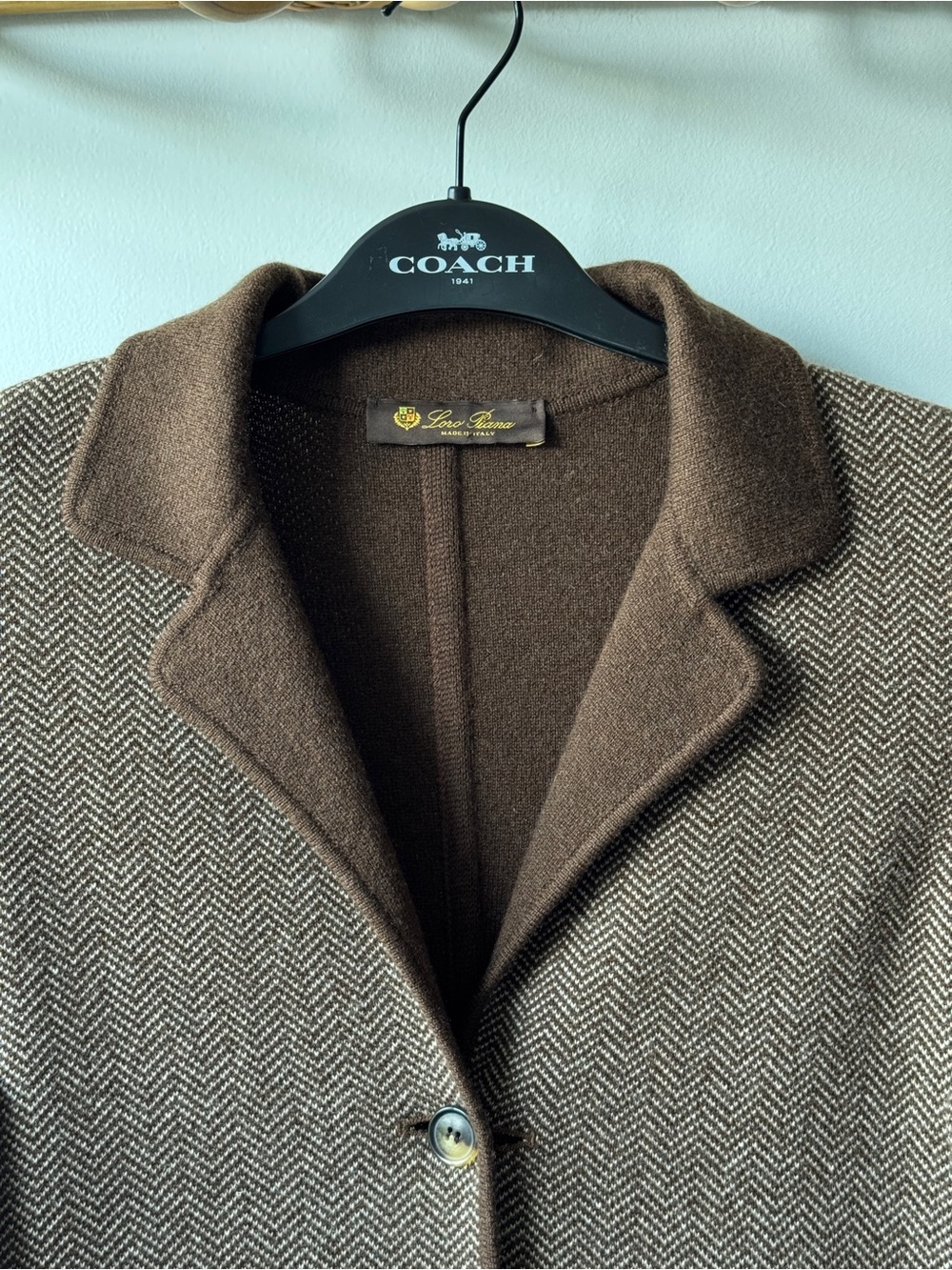 Loro Piana Reversible Cashmere Double- Face Coat IT 44 Brown - Picture 7 of 17